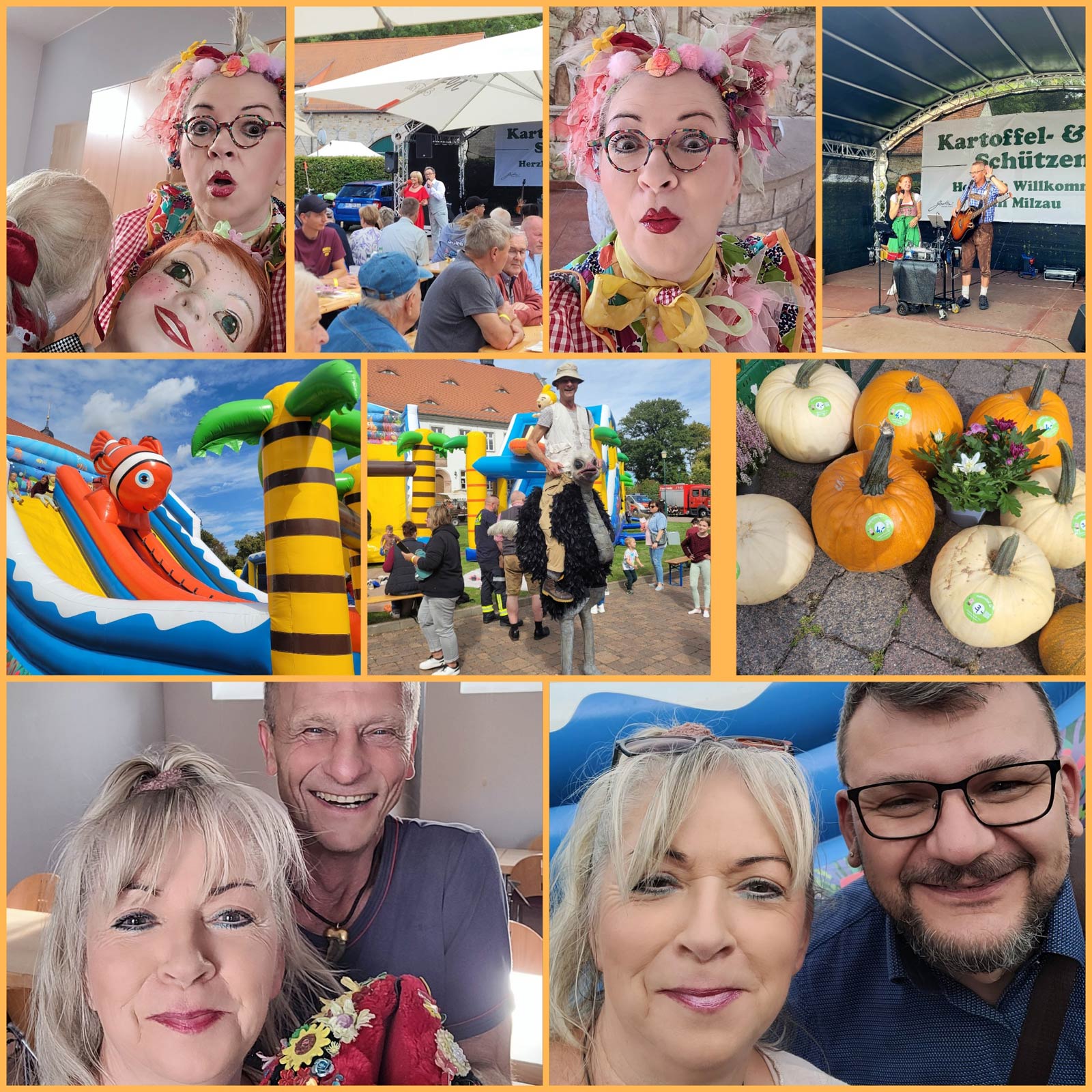 Kartoffelfest in Milzau mit dem Sachsenkind